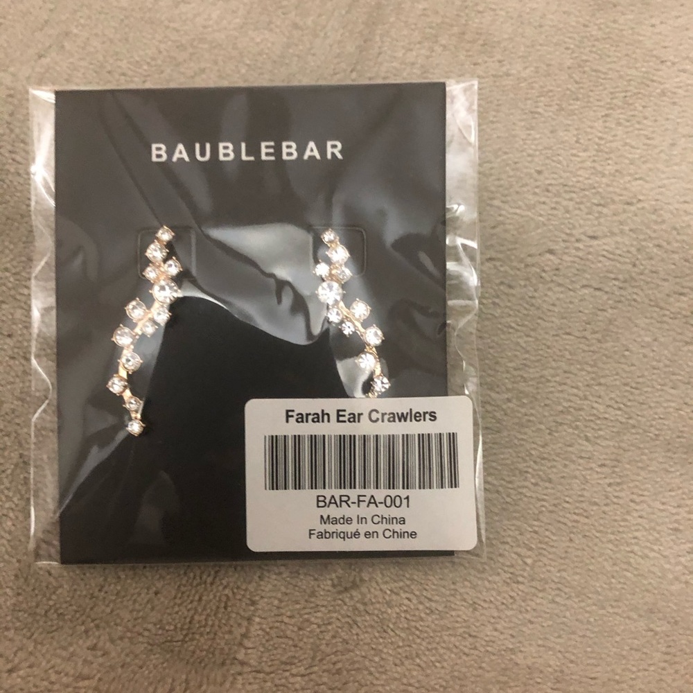 Gold plated ear crawlers